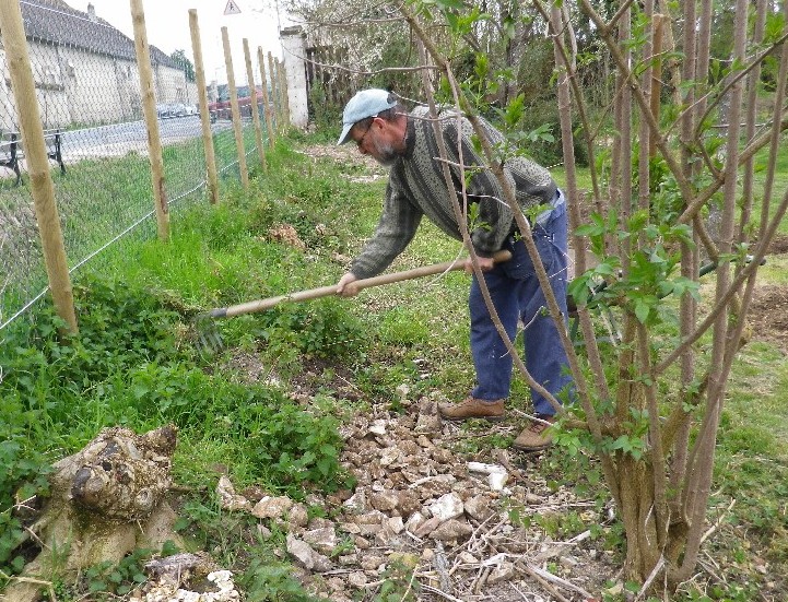 Retrait des cailloux